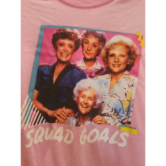 The Golden Girls "Squad Goals" T-Shirt, Size Large, Pink - Picture 2 of 4